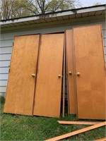 (15) Asst. wood hollow-core interior doors