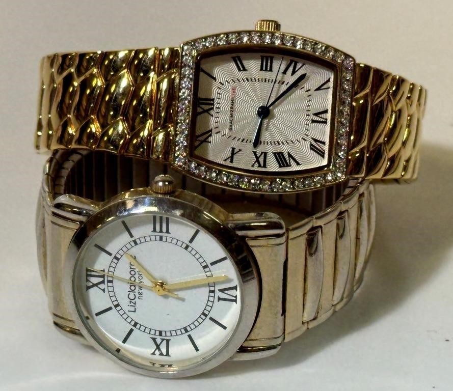 TWO NICE WATCHES W EXPANDING STRAPS - WORKING