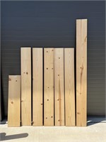 1x10 Pine Boards-Middle are 6'