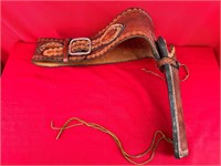 Leather Gun Belt & Holster