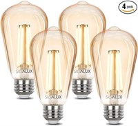 Sigalux Edison LED Light Bulbs, Dimmable Vintage L
