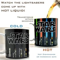 Benair USA Star Wars Mug with Heat Lightsabers App