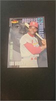 2001 Topps American Pie Lou Brock Courage