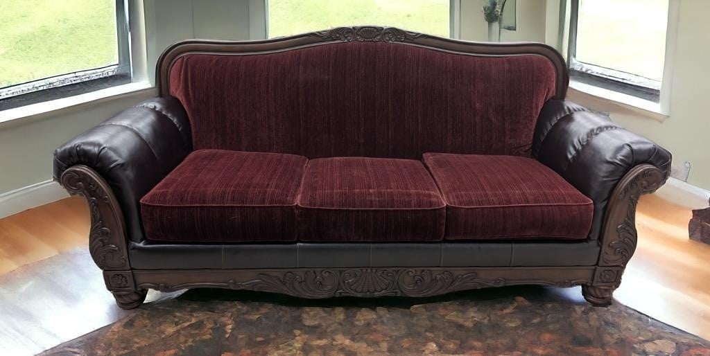 Ashley 3 Seat Sofa, Great Condition with Matching