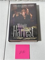 MIDNIGHT HARVEST BOOK SIGNED BY AUTHOR C YARBRO