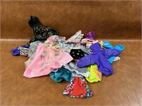 Large Lot of Vintage Barbie Clothes