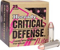 Hornady 90240 Critical Defense Lite 9mm Luger 100