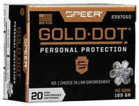 Speer 23970GD Gold Dot Personal Protection 40 SW 1
