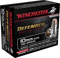 Winchester Ammo S10MMPDB Defender  10mm Auto 180 g