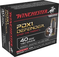 Winchester Ammo S40SWPDB1 Defender  40 SW 180 gr B
