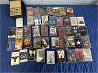 LOT OF ROCK AND ROLL CASSETTE TAPES