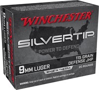 Winchester Ammo W9MMST Silvertip  9mm Luger 115 gr