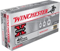 Winchester Ammo WC401 SuperX  40 SW 165 gr Winclea