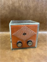 Vintage Made in Hong Kong Spinning Radio