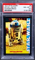 Graded 1977 Star Wars Artoo Detoo R2D2 card