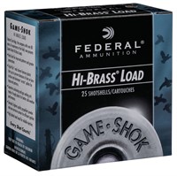 Federal H1265 GameShok High Brass 12 Gauge 2.75 1