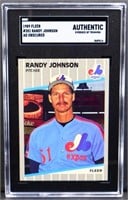 Authentic 1989 Fleer Randy Johnson card