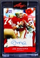 2022 Leaf Joe Montana autograph card