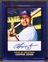 2007 Topps Chipper Jones autograph card