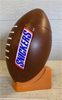 Snickers NFL football Candy Dish w/Stand