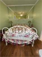 Sweet Iron/Brass bed with bedset and linens