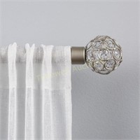 Exclusive Home Curtains Rod & Finial Set  Matte