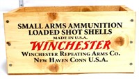 Wood Winchester shell box