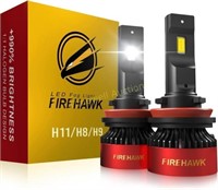 Firehawk LED Bulbs H11/H9  6000K  2-Pack