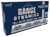 Fiocchi 308A Range Dynamics Compete 308 Win 150 gr