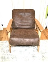 Wood & Leather Chair