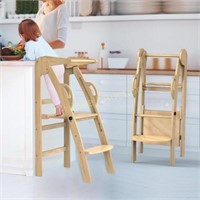 Wooden Step Stool  Montessori Toddler Tower