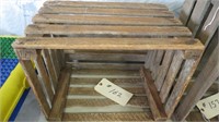 WOODEN CRATE 12 X 17.5 X 14"