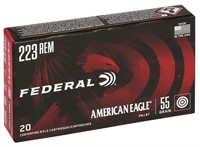 Federal AE223 American Eagle Rifle 223 Rem 55 gr F