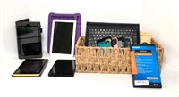 Selection of Electronic Tablets, Phone Cases