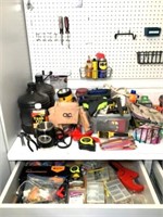 Garage Work Bench Items
