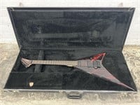 Blackhurst Custom Blood Splatter Guitar w/ Case