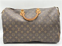 Authenticated LOUIS VUITTON Speedy 40 Handbag