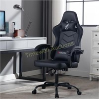 HAWGUAR Gaming Chair (Black/Black)