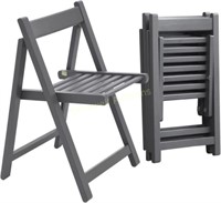 Grey Folding Chairs 2-Piece  268LB - FUNROLUX