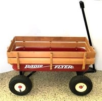 Radio Flyer Wagon with Wood Sides