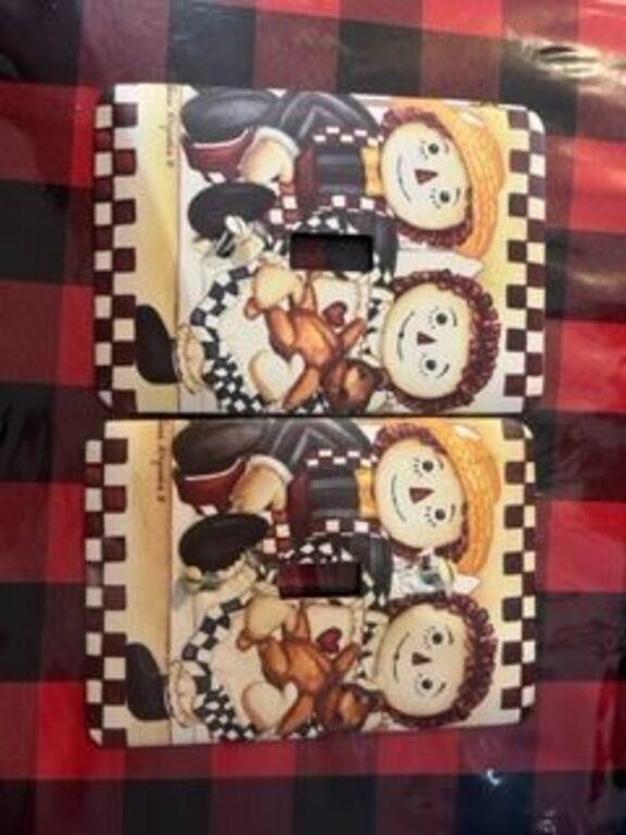 raggedy ann and andy lot light switch cover