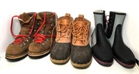 Hiking Boots, Rubber Boots & LL Bean