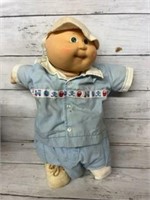 Vintage cabbage patch doll boy blue outfit