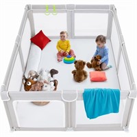 TODALE Baby Playpen 70"×59”- Baby Play Yard with