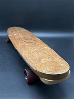 Vintage 70’s All Wood Skateboard
