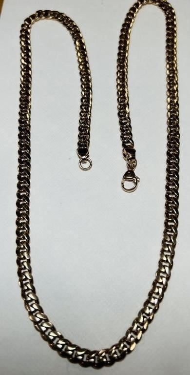 18KT ROSE GOLD 64.50 GRS 24INCH CURB LINK CHAIN
