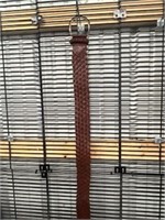 Express brown woven belt S