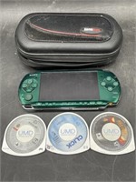 PlayStation PSP Rare Green Metal Gear Solid Ed.