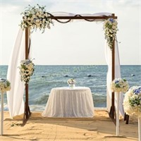 Teabelle 7.4ft Square Wooden Wedding Arch