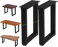Square Metal Table Legs  Set 2 (19Hx12.6W)